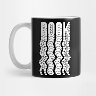 rock geometric logo design Mug